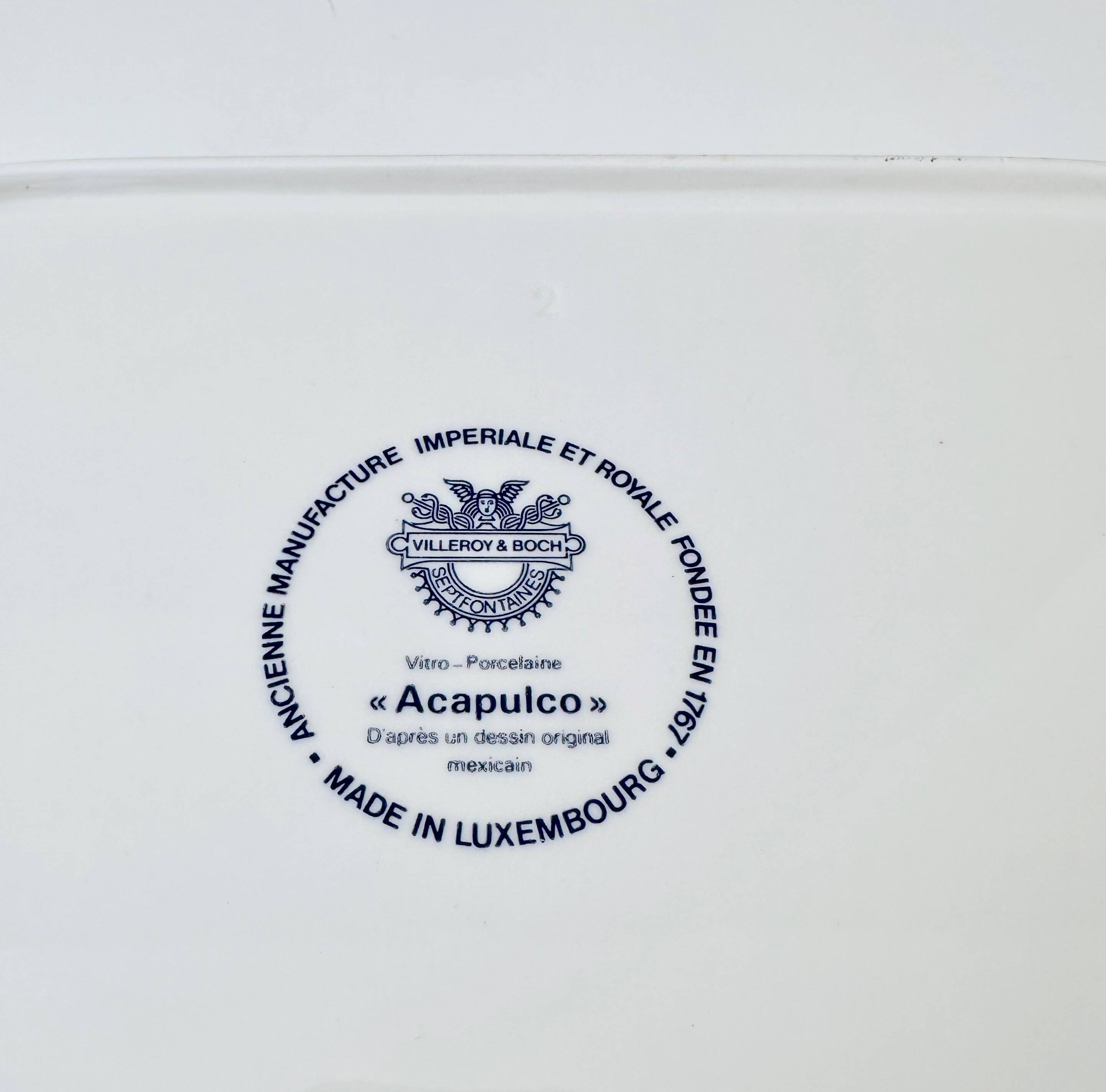 Villeroy & Boch Acapulco serving plate 41cm, 70's
