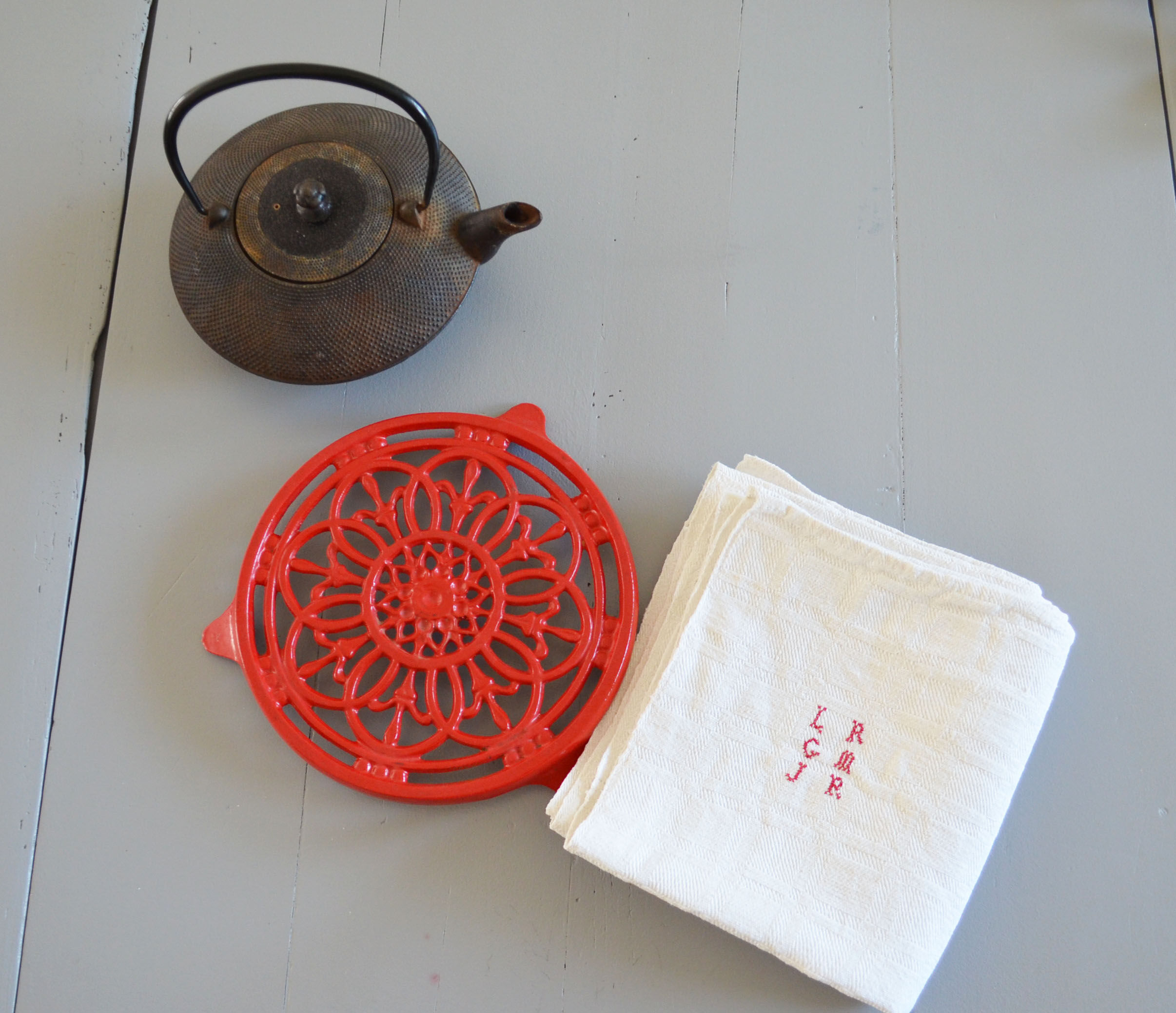 Cast iron underside