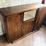 Art Deco low walnut sideboard Circa 1930/1940