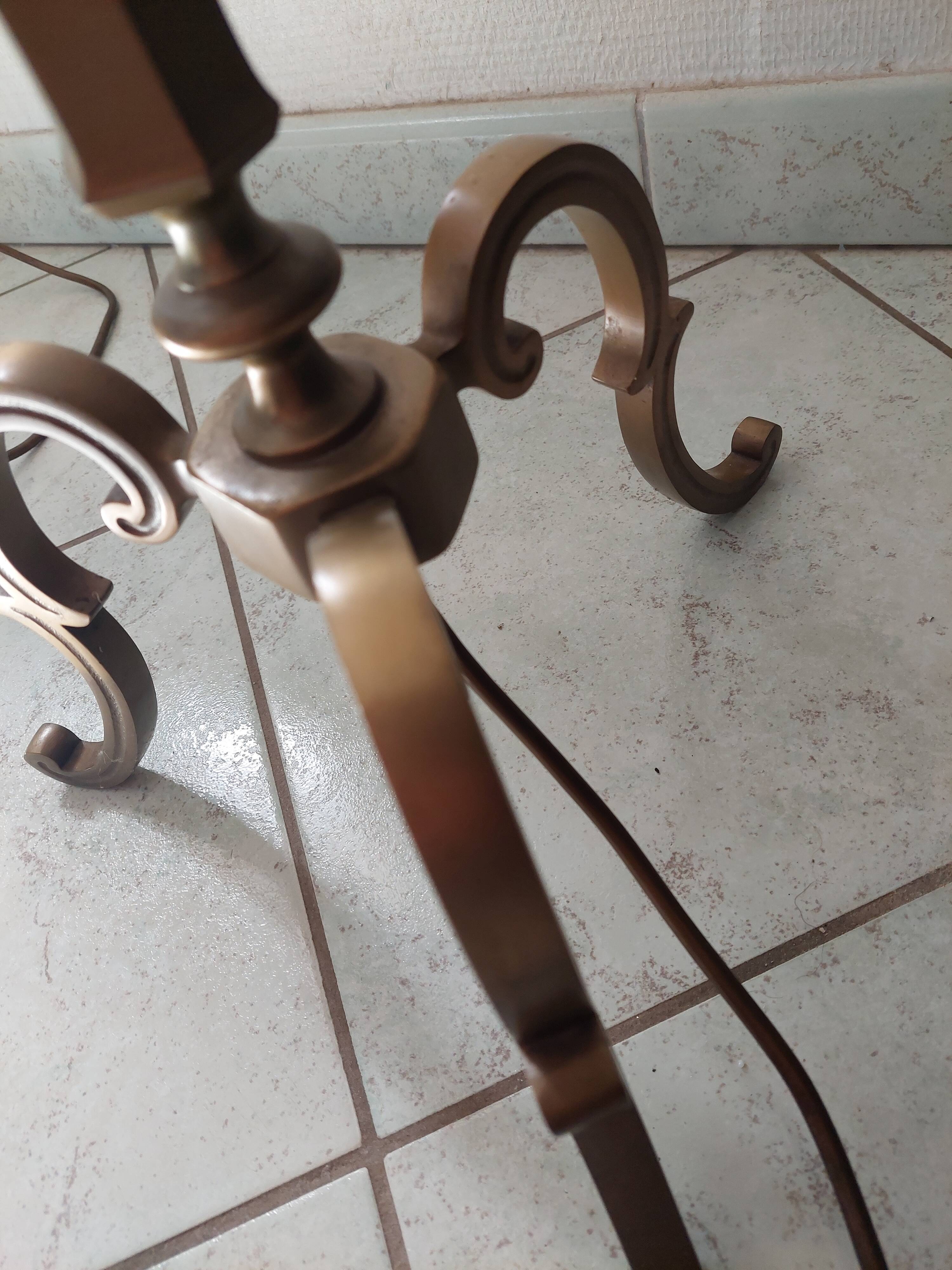 Lampadaire 2 ampoules vintage