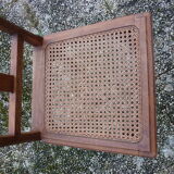 Wooden chair and art-deco annage