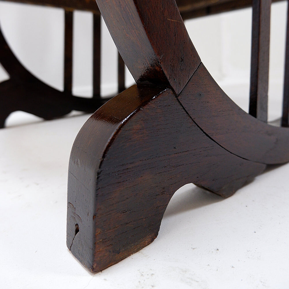 Art Deco armchairs in wood, with cane seat and backrest, circa 1930.