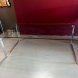 Glass coffee table