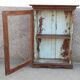 Old wardrobe with glass door