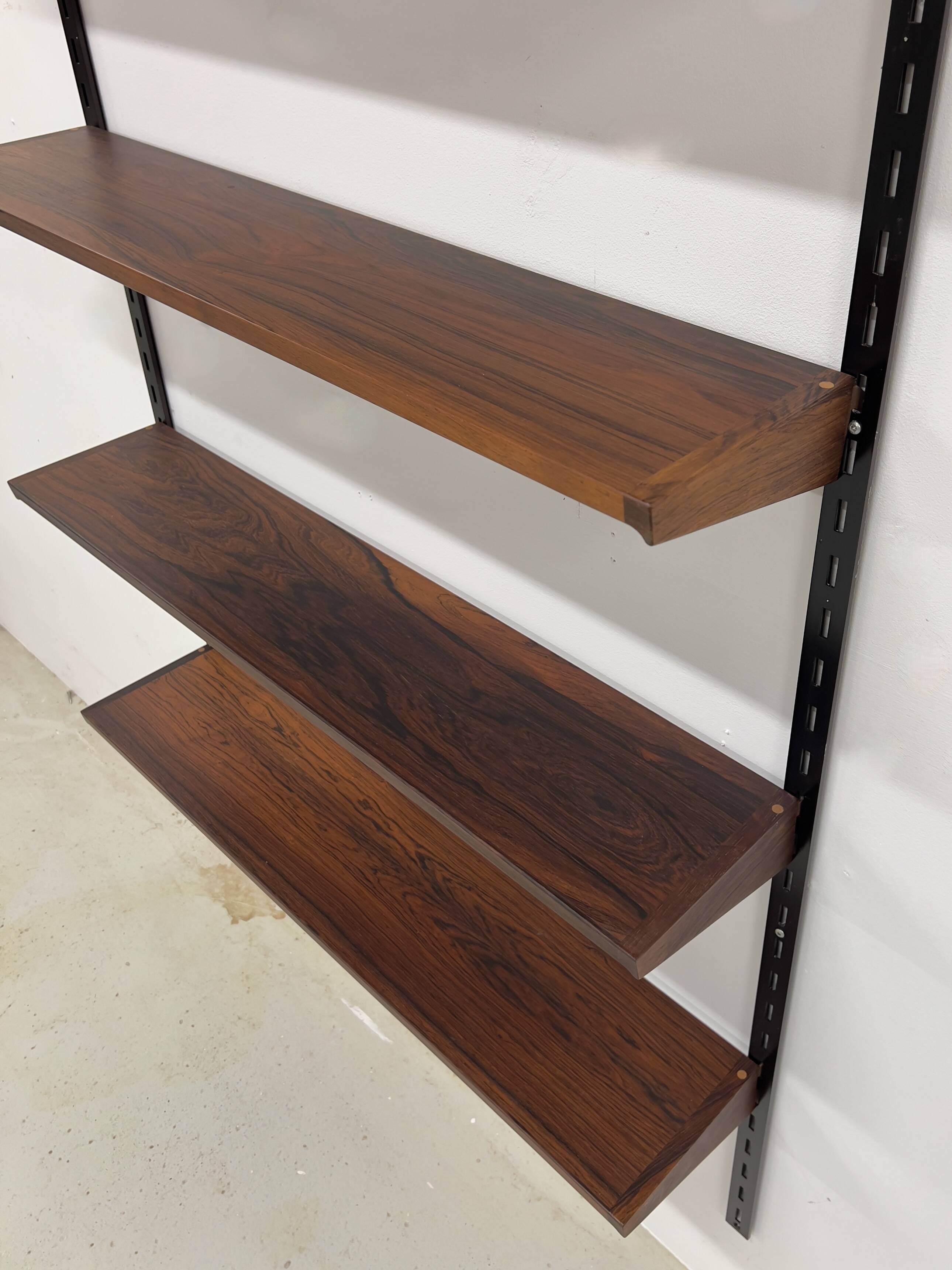 Rosewood Shelves By Kai Kristiansen For Feldballes, 1960s.
