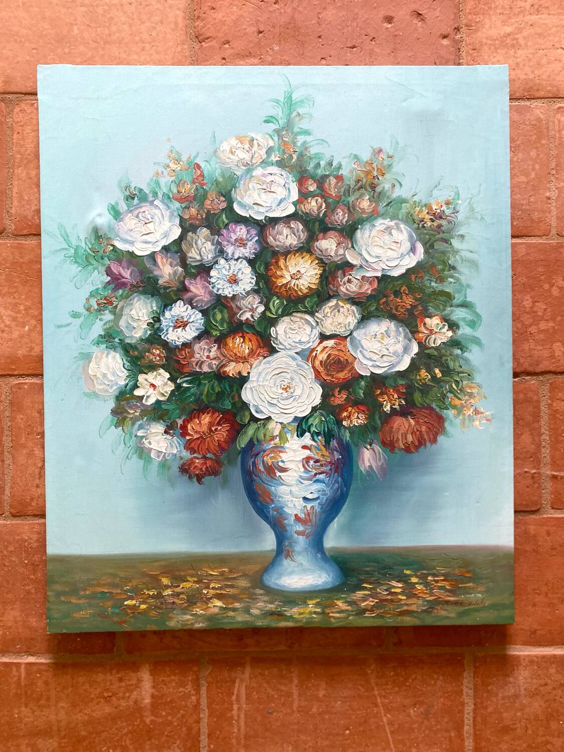 Vintage oil on canvas