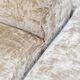 Beige chenille sectional sofa, 3 pieces, 1970s