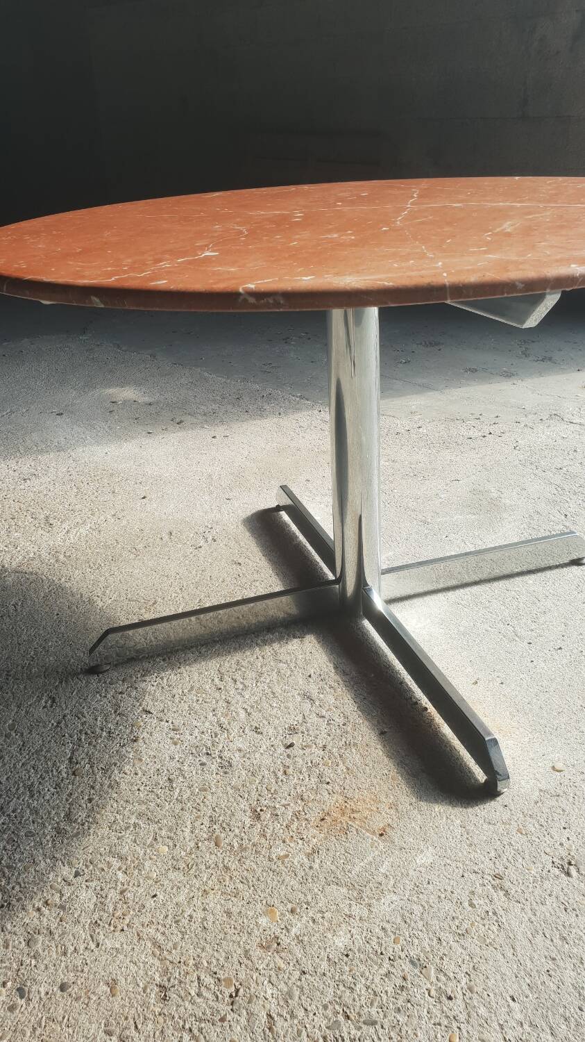 Round dining table Roche Bobois 1970