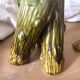 Pair of Art Nouveau branch slip vases