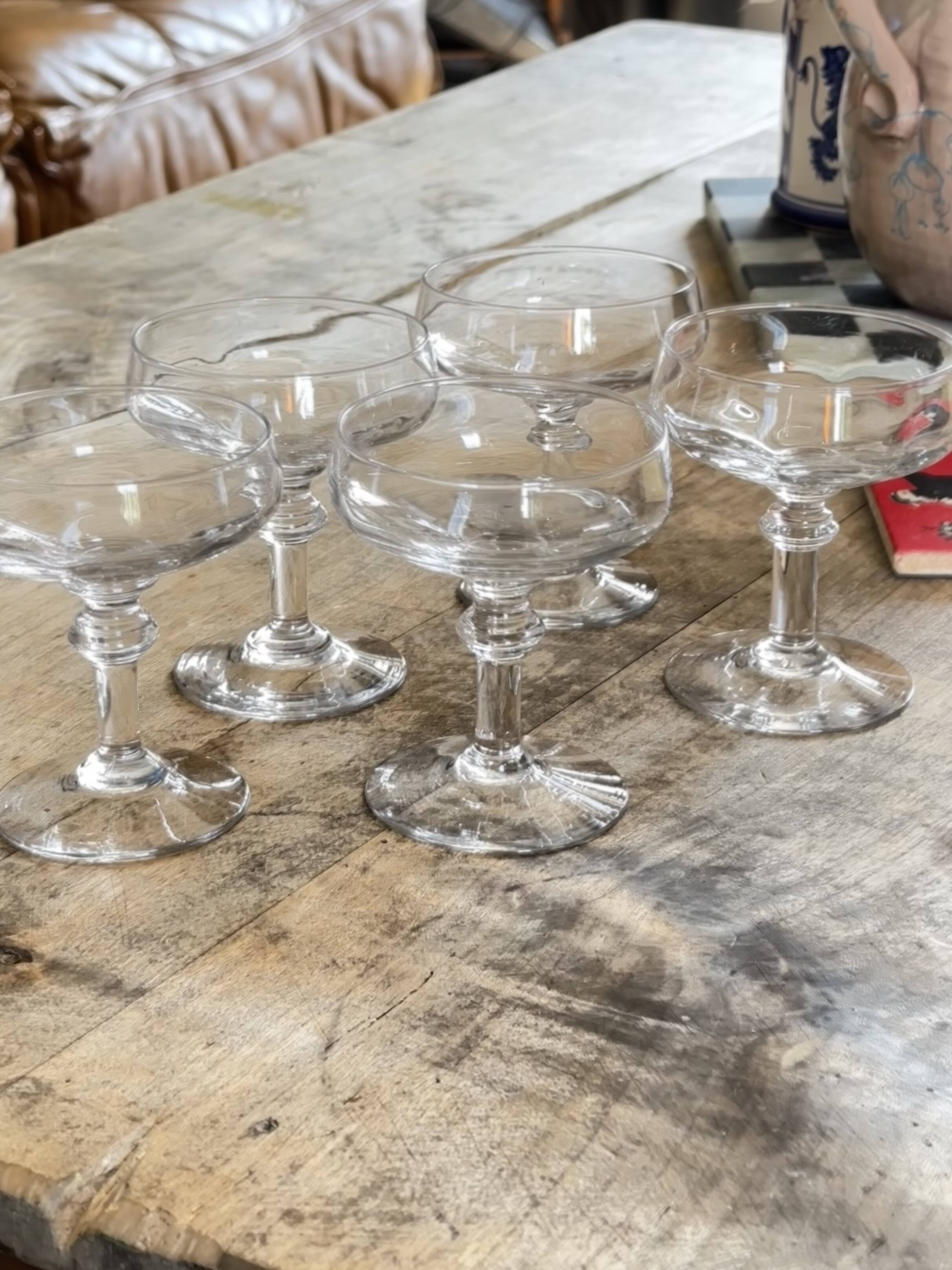 Nipple-shaped champagne glasses
