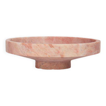 Bol étroit en marbre rose