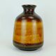 large 60s VASE ceramic model no. 1109/1 amber with red and brown