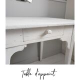 White side table