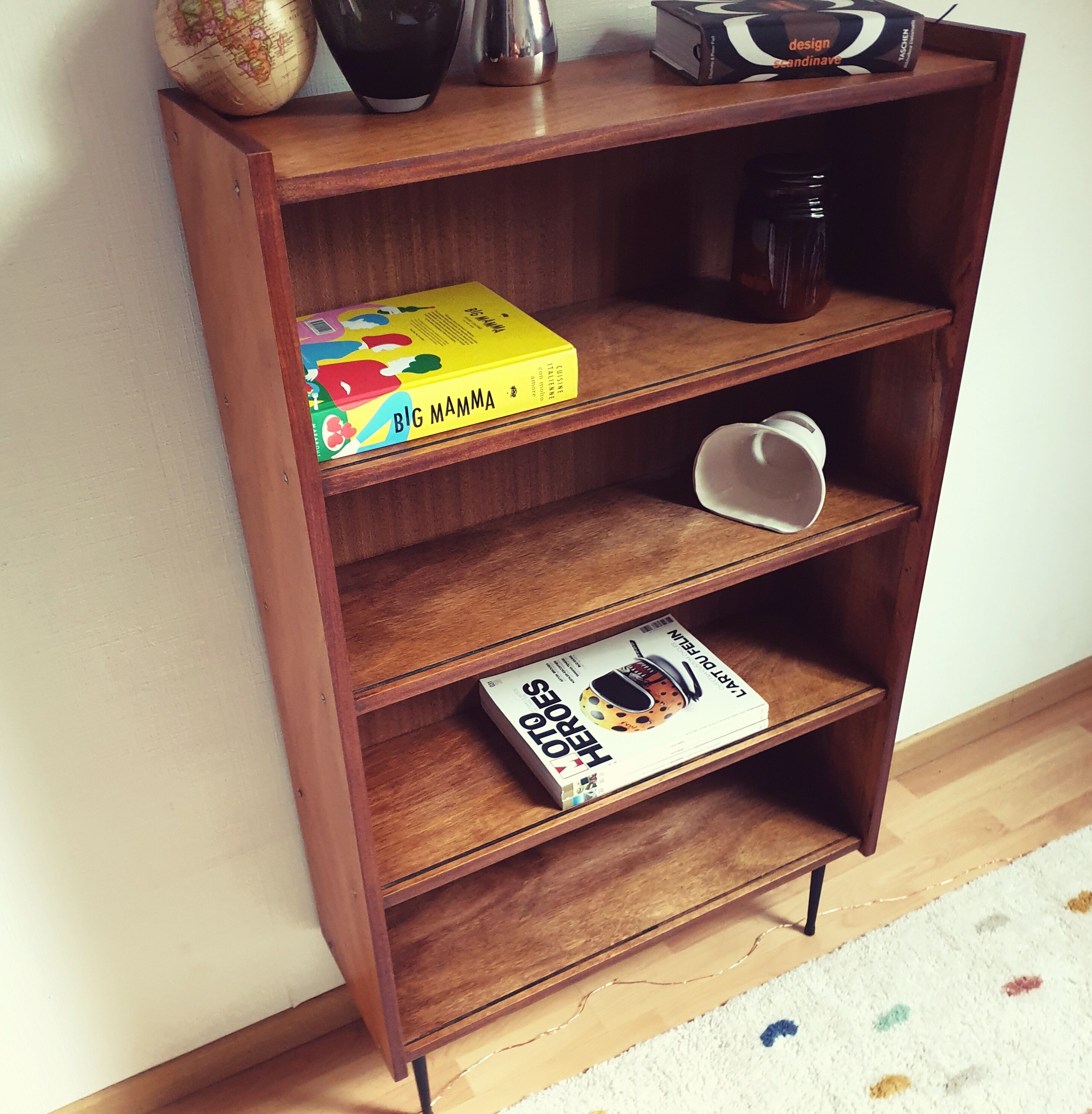 Vintage library / modernist vintage storage cabinet