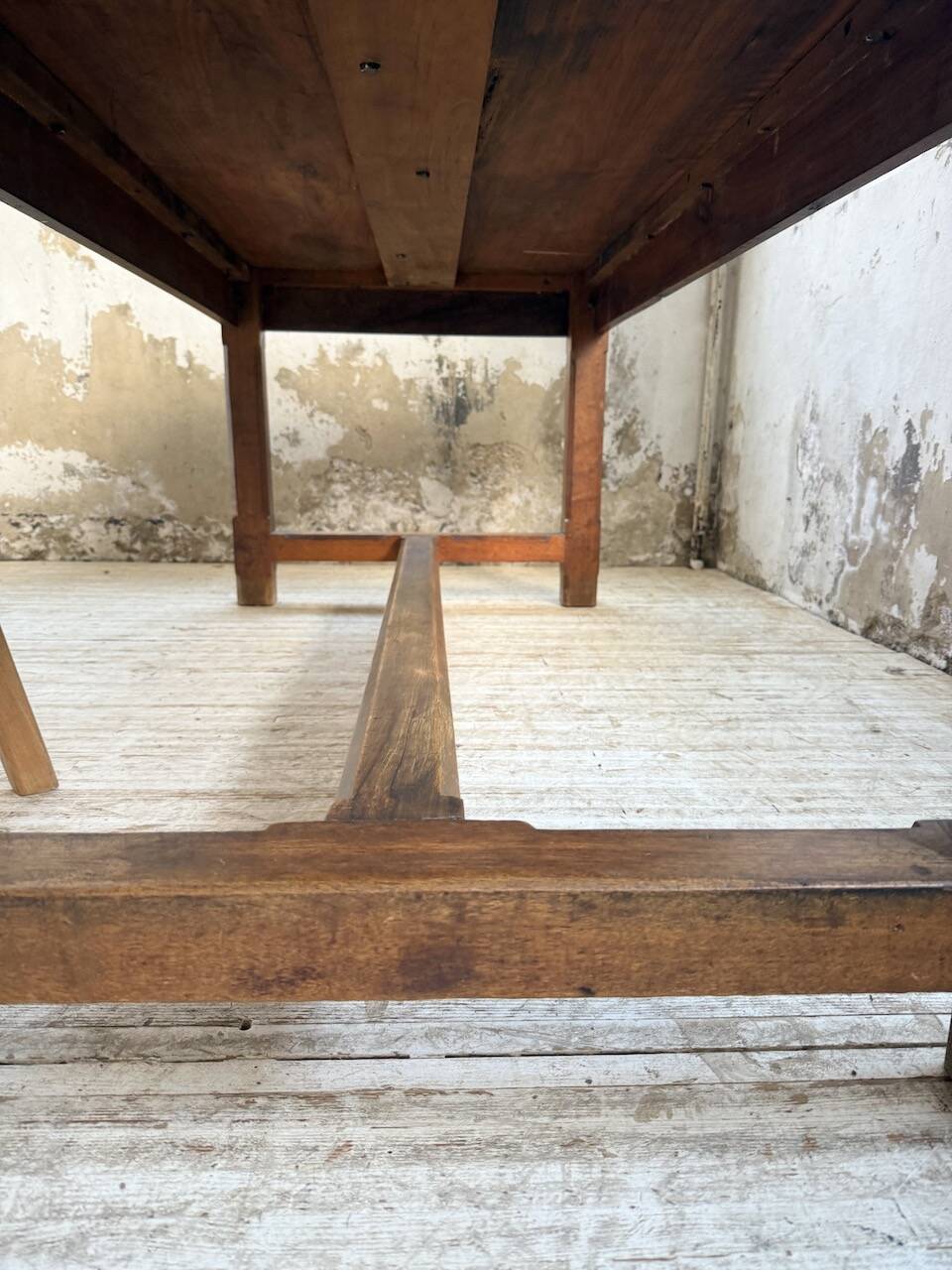 Rustic farmhouse table, solid oak, 2m