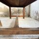 Rustic farmhouse table, solid oak, 2m