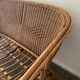 Vintage rattan sofa 60s-70s