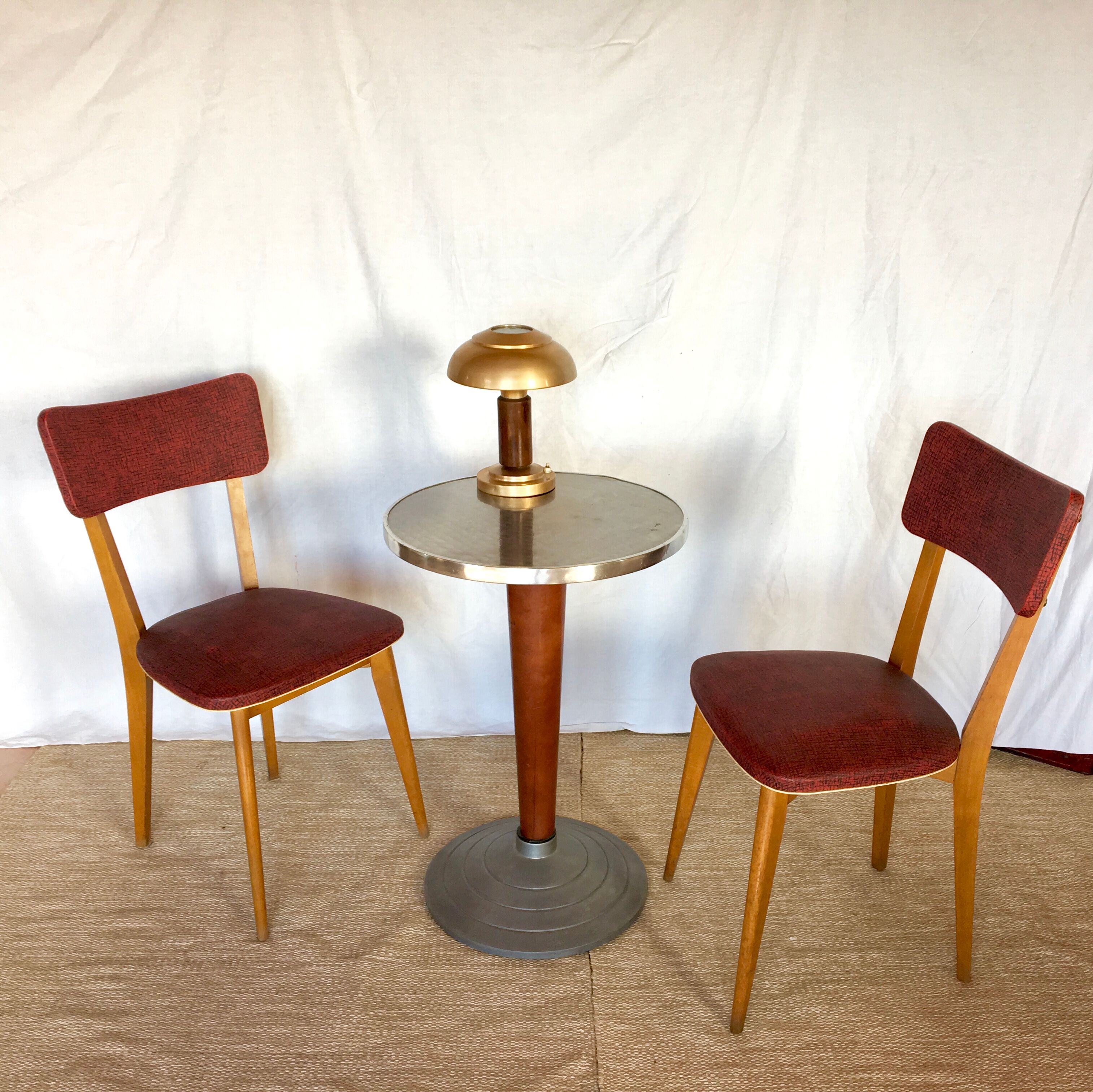 Pair of vintage Bistro chairs