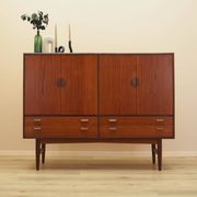 Teak highboard, Danish design, 1960s, made in Denmark