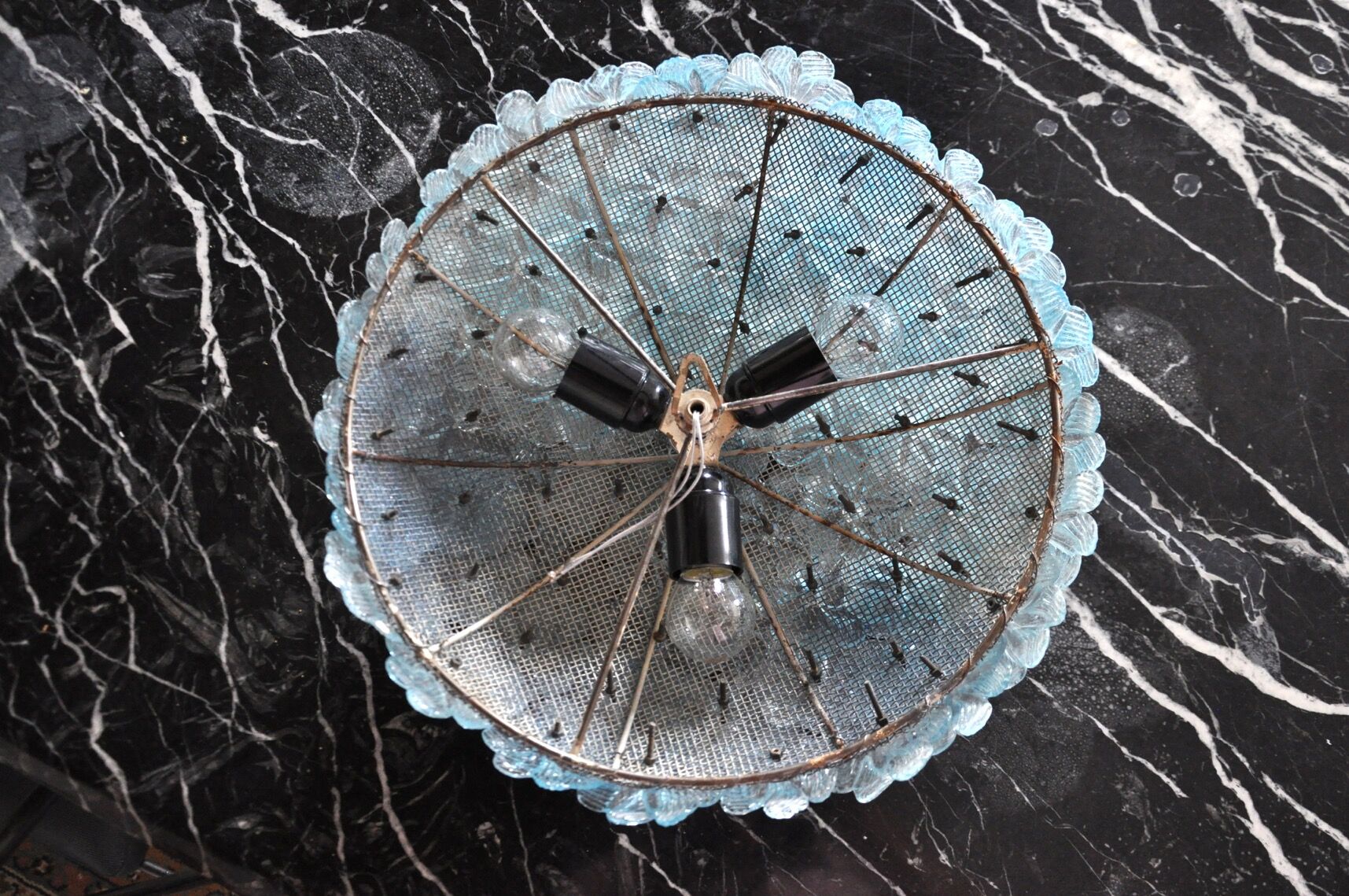Ceiling lamp, Italy, 1970