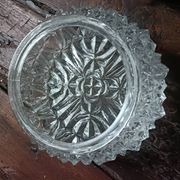 Plafonnier, applique vintage verre moulé
