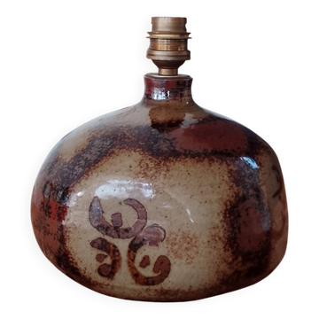Valérien Taber Vallauris lampe grès vintage