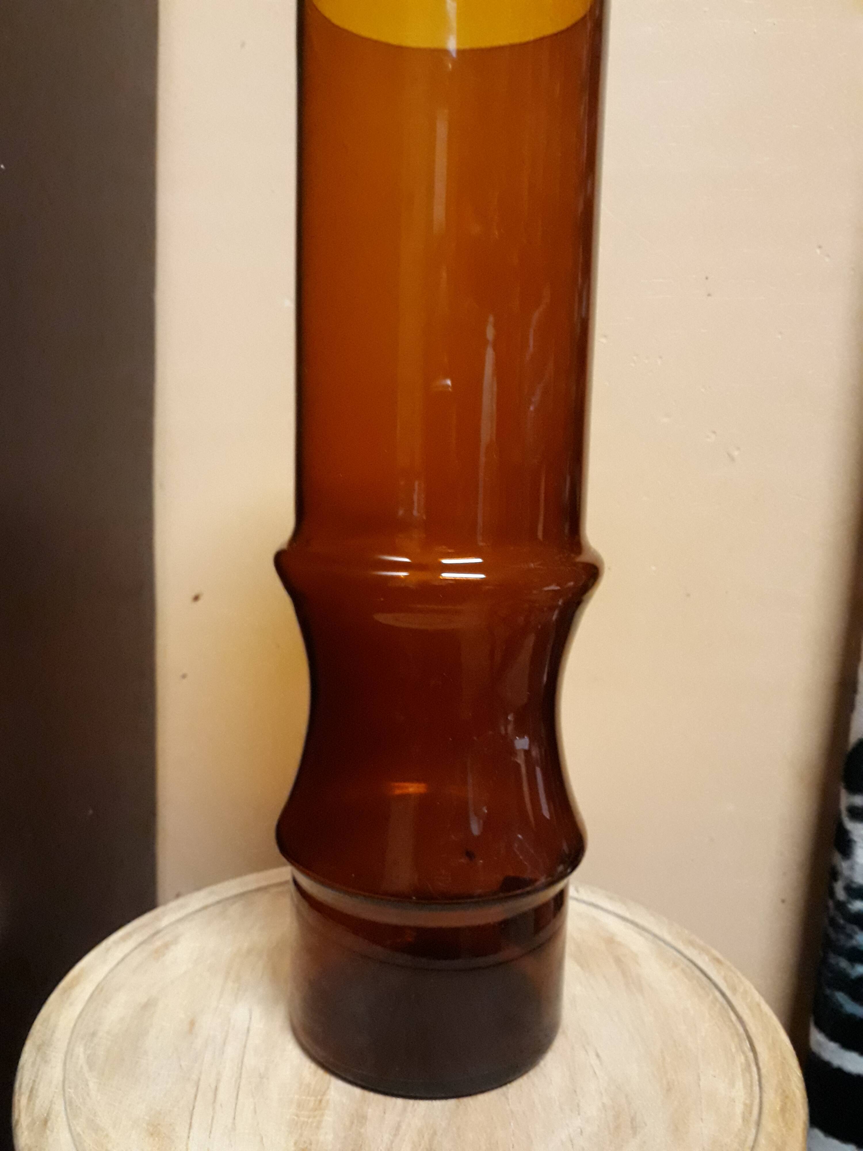 Polish design glass vase