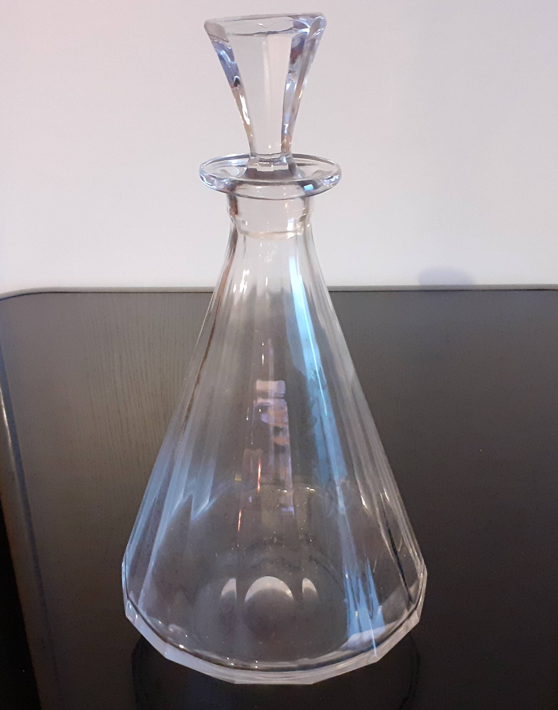Old glass carafe 1.1 liters