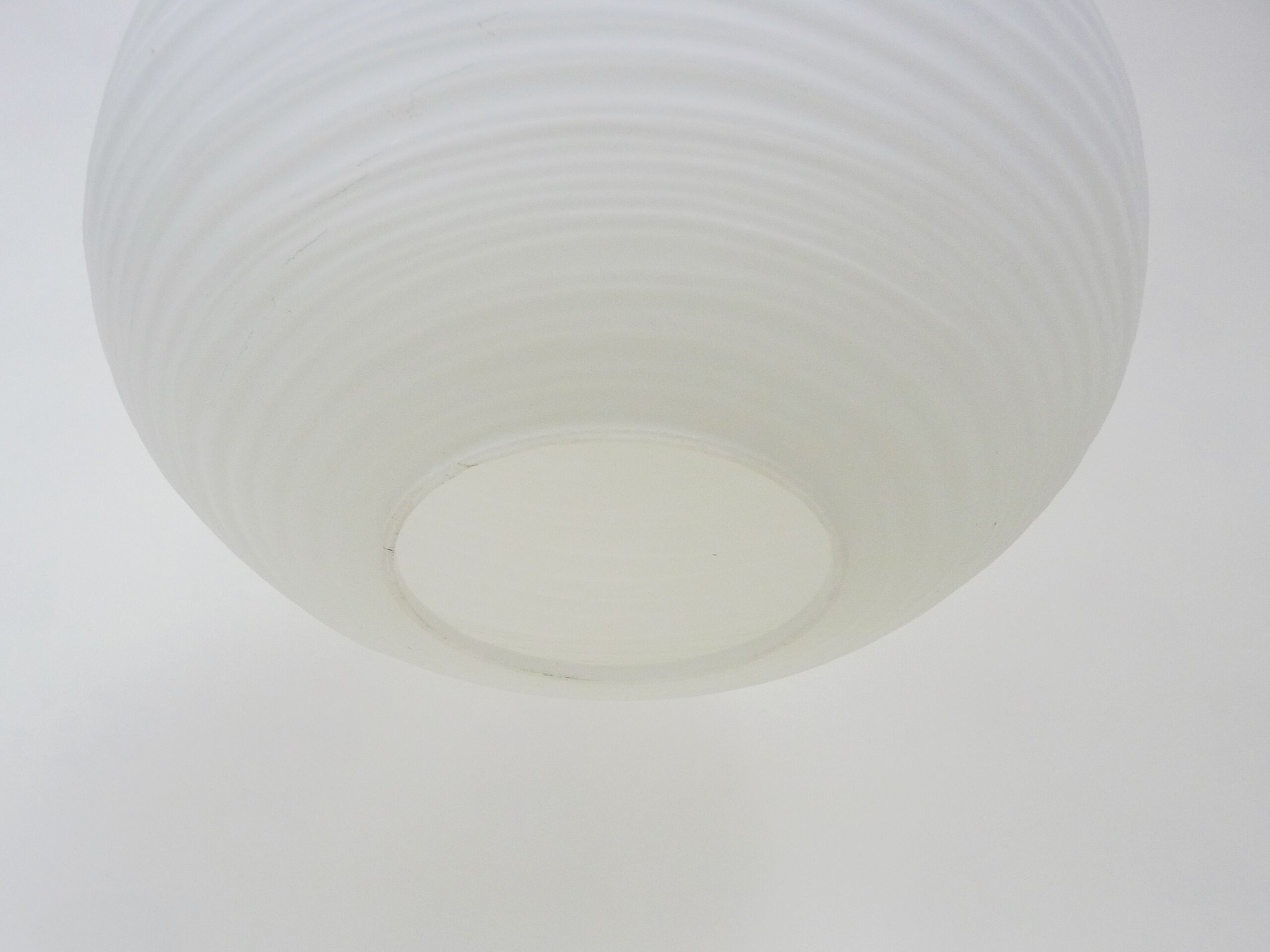 Scandinavian suspension teak and opaline, 1960 Denmark