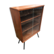 Vintage library showcase with 60s sliding doors