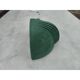 Art Deco wall light in green faience.