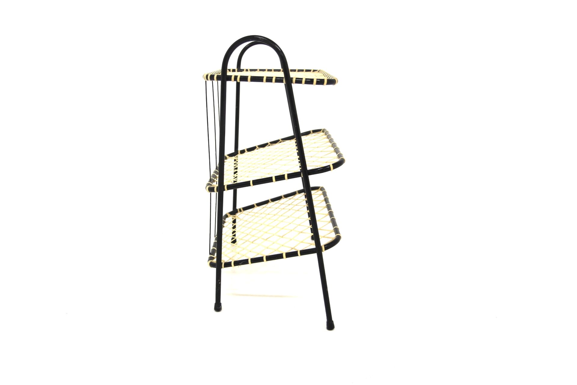 Scandinavian plastic magazine rack, Sweden, 1950