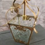 Glass and brass suspension