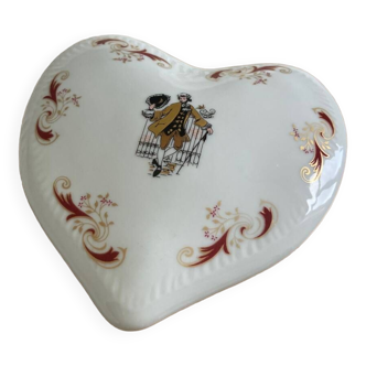 Limoges porcelain jewelry box