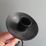 Wrought iron cobra snake candle holder