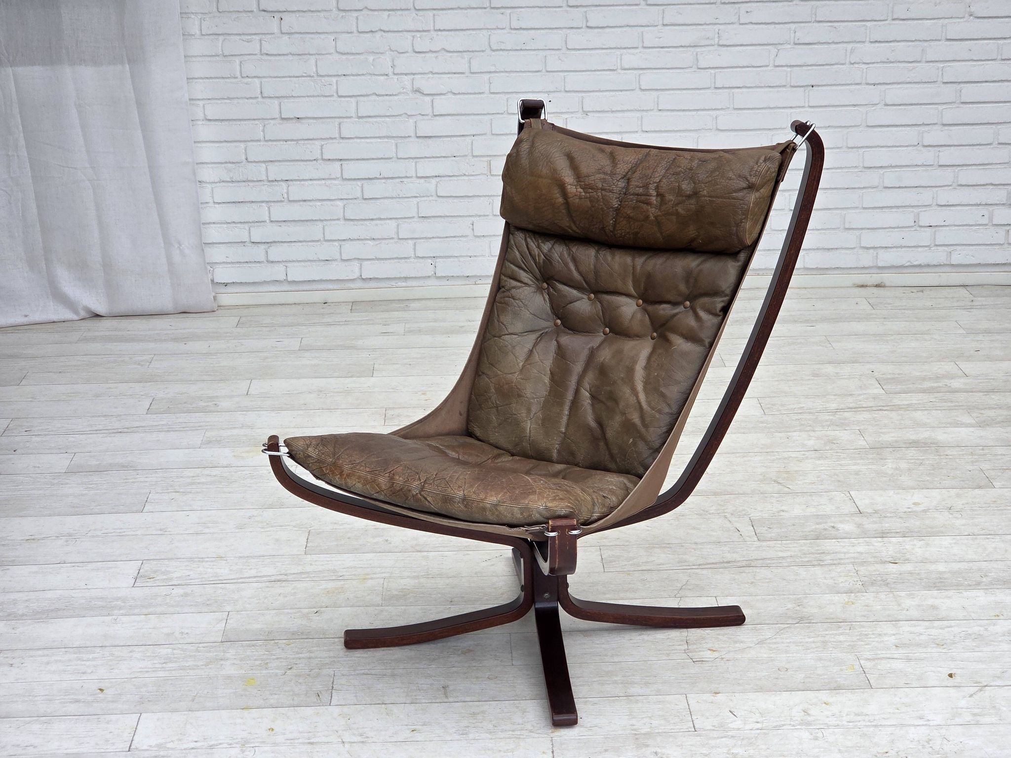1970s, Norwegian design by Sigurd Ressel, armchair model "Falcon".