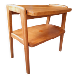 Console oak feet compass