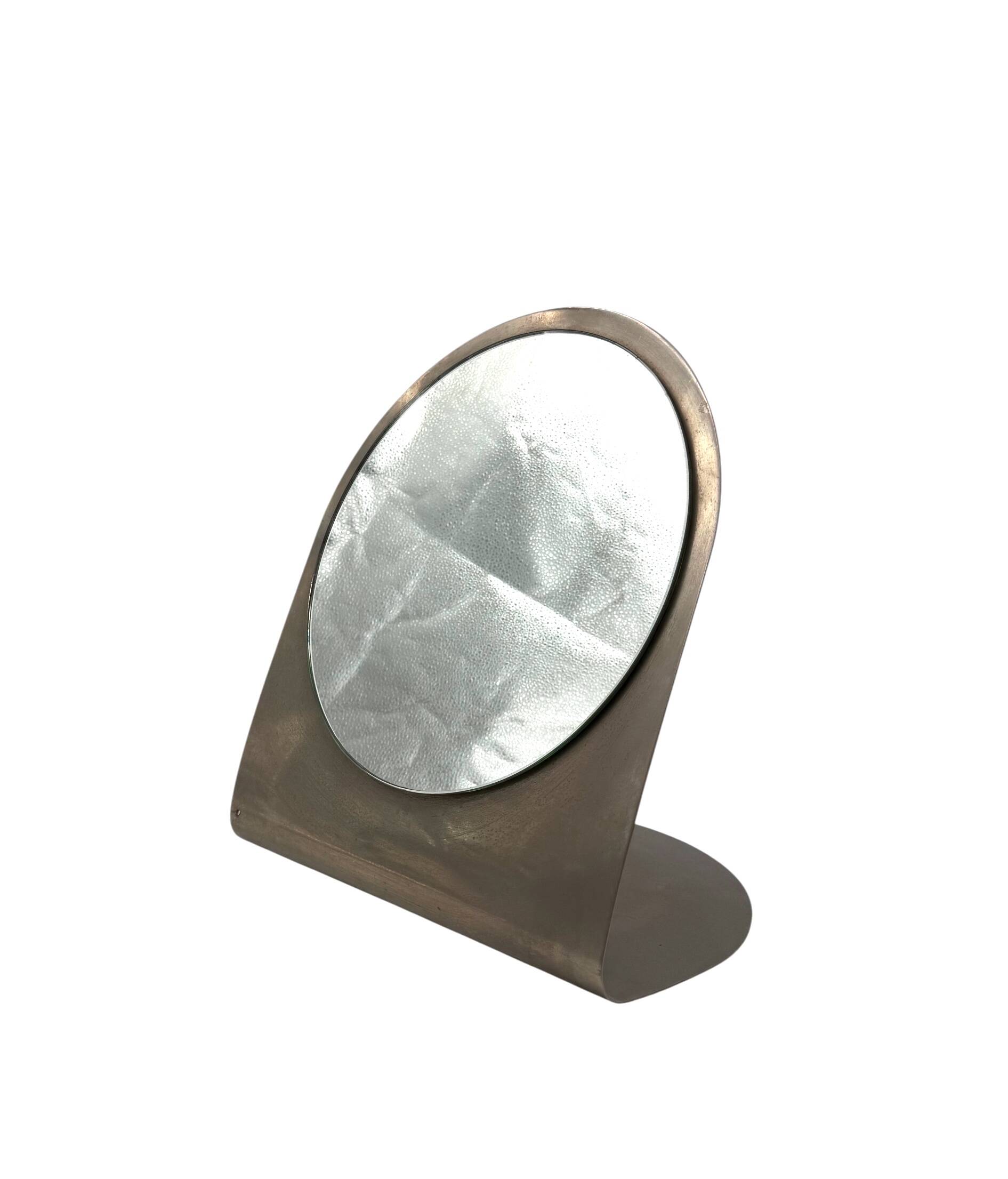 Mid-century table mirror / vanity, France 1970s