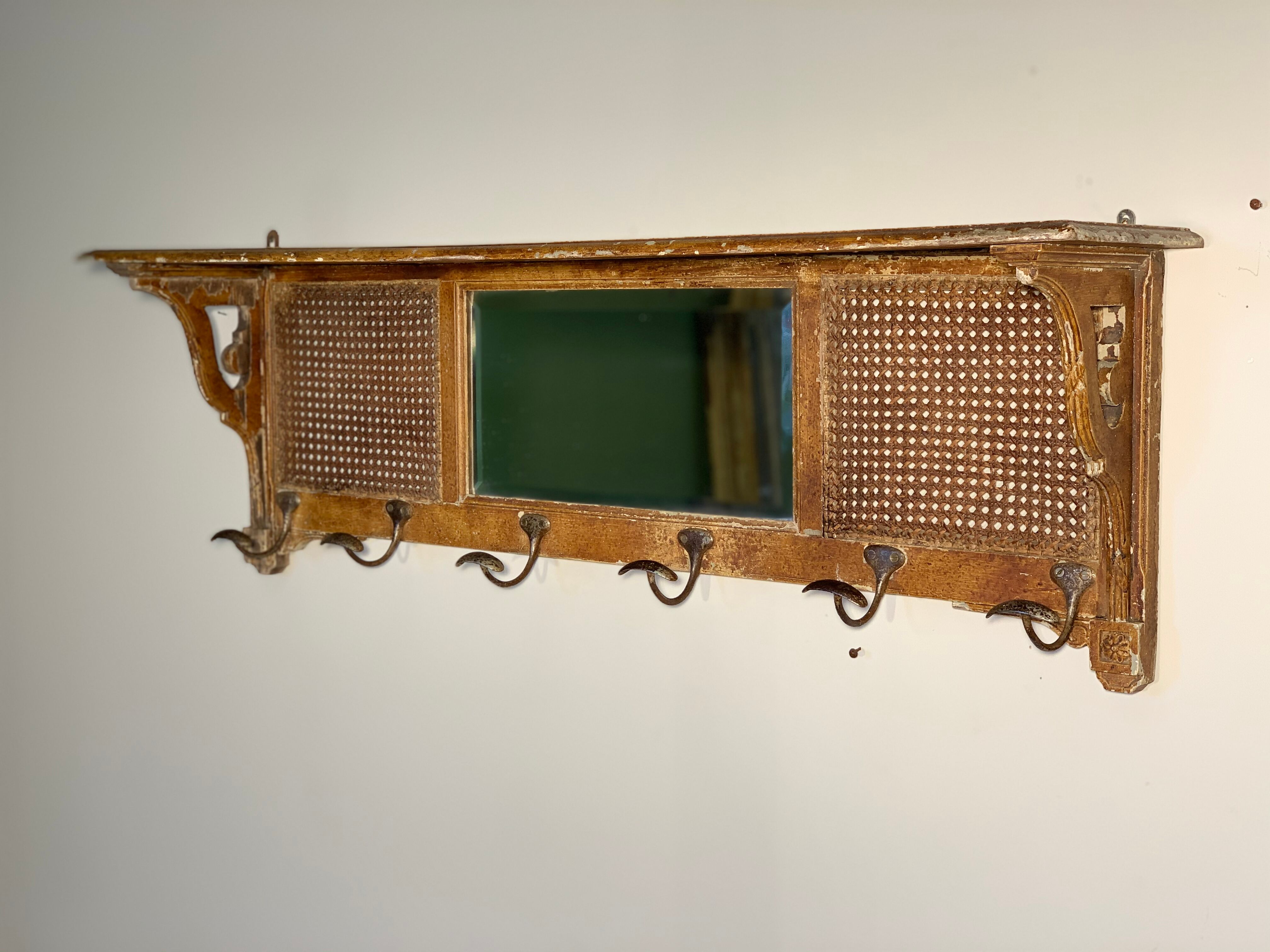 Wall dressing coat rack