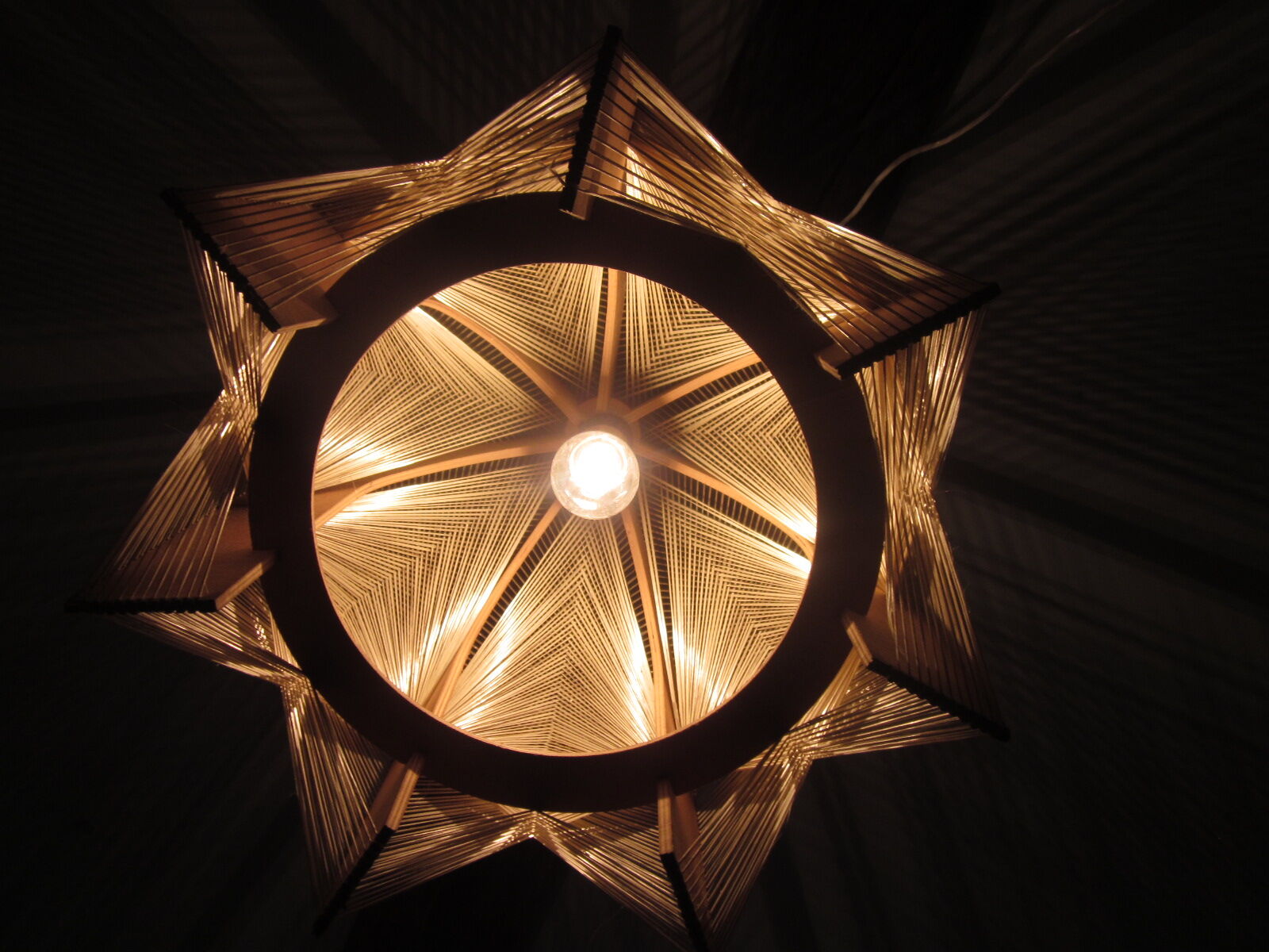 Hanging of wood and son