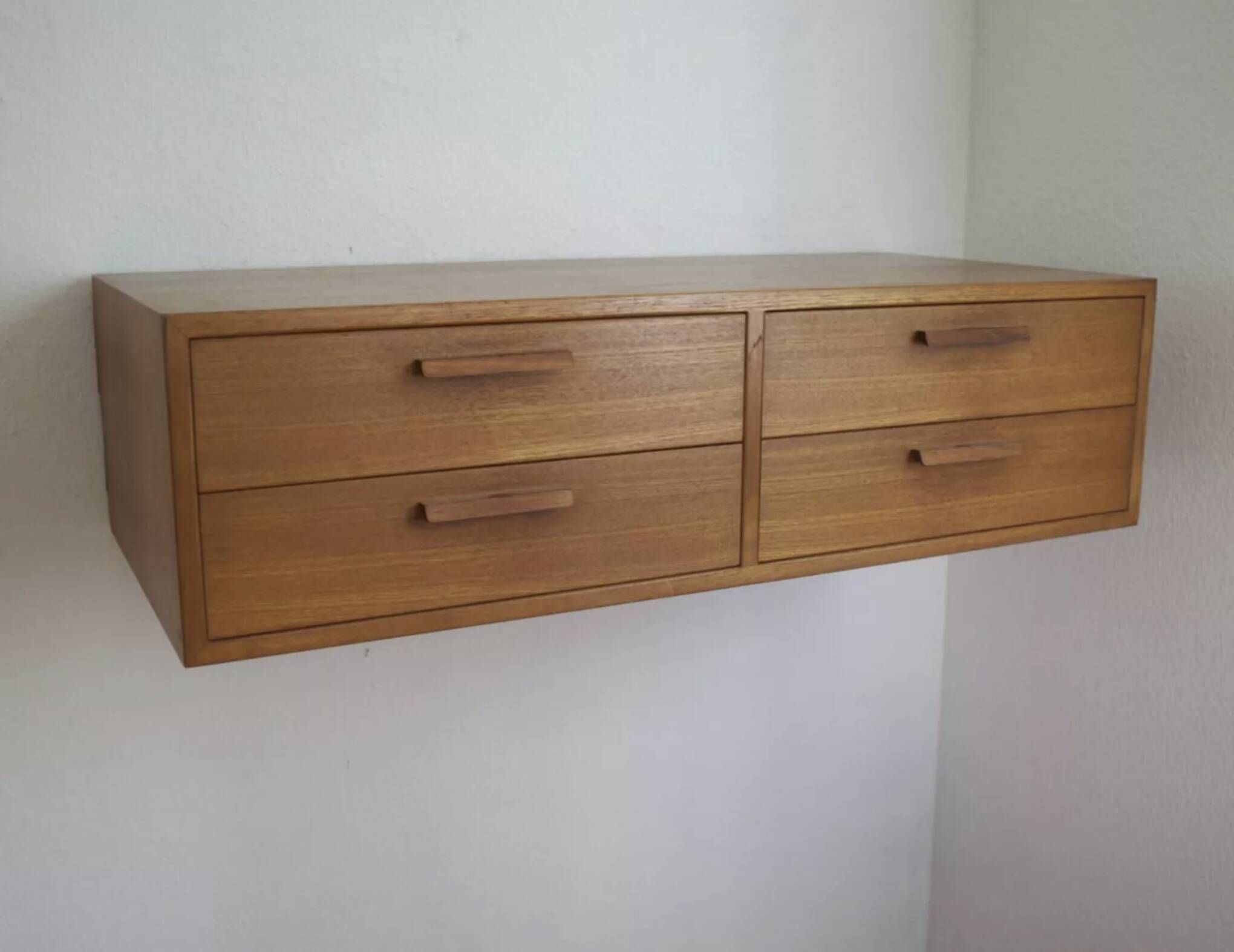 Teak Wall Drawer Module By Kai Kristiansen For Feldballes Møbler, 1960s