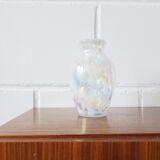 Glass vase iridescent, 80s