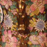 Chinese Enamelled Porcelain Vase with Polychrome Decoration - on Pedestals