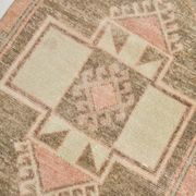 Wool Vintgae Runner Rug, Mid-Century Textile Runner Rug, 86x367 Cm