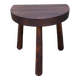Vintage solid wood tripod stool