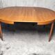 Vintage teak Scandinavian table by Johannes Andersen from the 1960s.