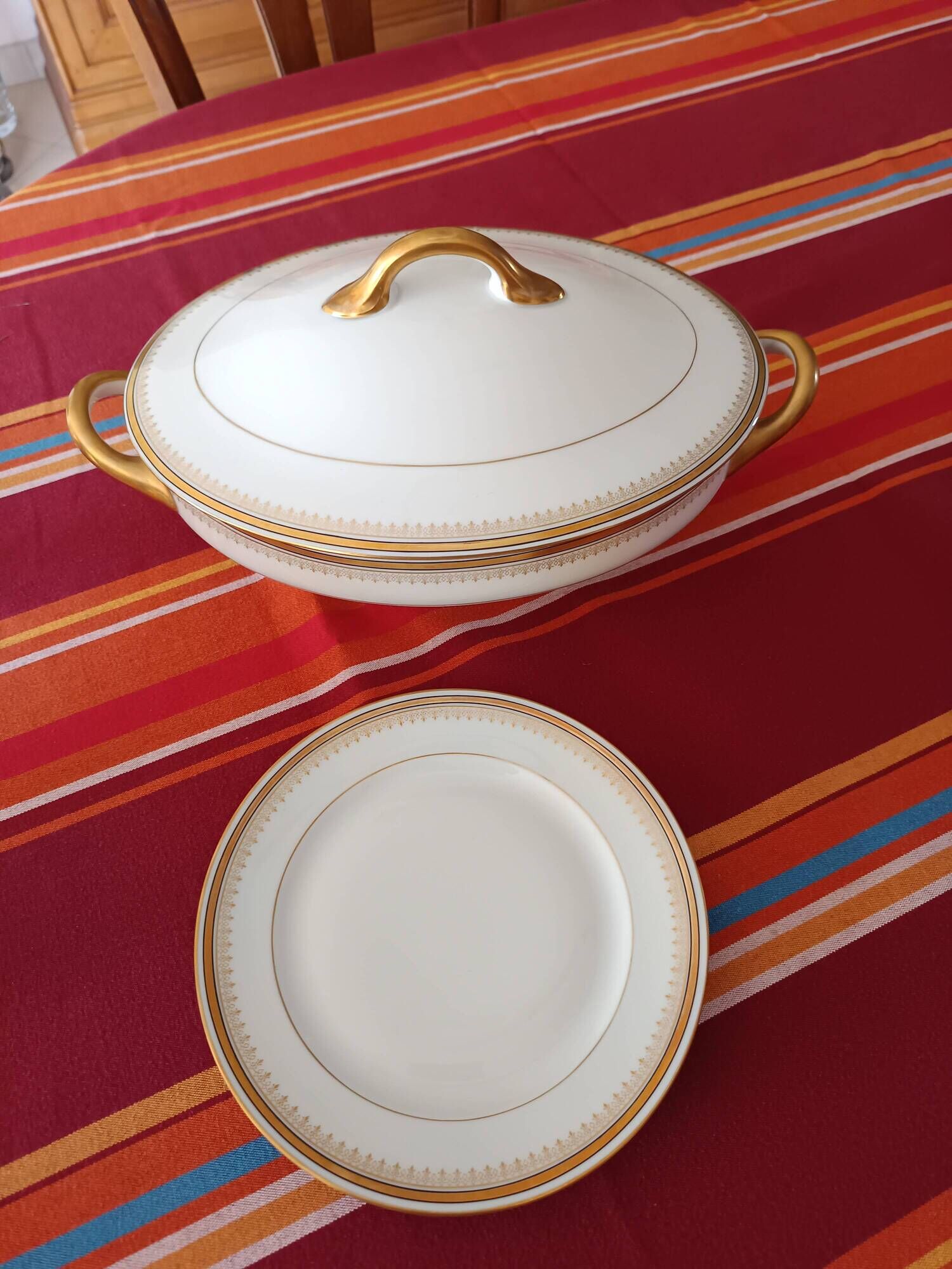 Limoges porcelain service