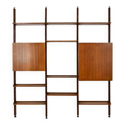 Bibliothèque murale italienne, années 1970
