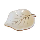 Vide poche en forme de feuille vintage