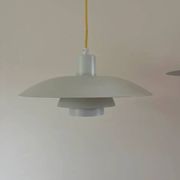Vintage 2x Louis Poulsen PH4/3 + reflector - Poul Henningsen - Danish design lamp